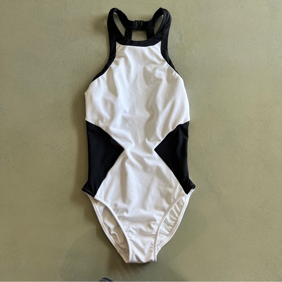 Seafolly Black and White One Piece Swimsuit, Size US4 - Picture 1 of 8